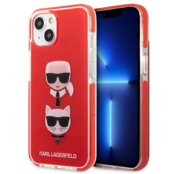 Karl Lagerfeld KLHCP13MTPE2TR iPhone 136,1" hardcase red Karl AND Choupette Head