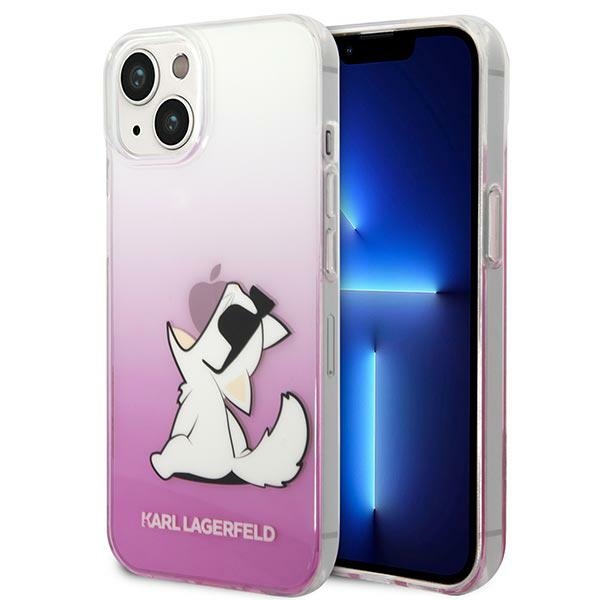 Karl Lagerfeld KLHCP14MCFNRCPI iPhone 14 Plus / 15 Plus 6.7" hard case pink Choupette Fun