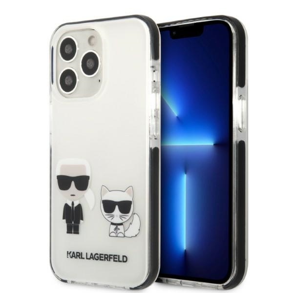 Karl Lagerfeld KLHCP13XTPEKCW iPhone 13 Pro Max 6.7" hard case white/white Karl AND Choupette