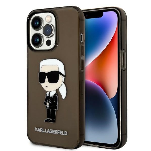 Karl Lagerfeld KLHCP14XHNIKTCK iPhone 14 Pro Max 6.7" black hardcase Ikonik