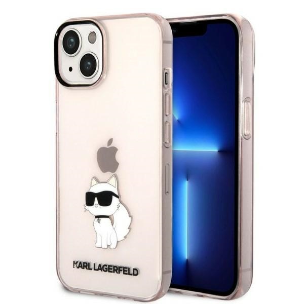 Karl Lagerfeld KLHCP14MHNCHTCP iPhone 14 Plus / 15 Plus 6.7" pink/pink Ikonik Choupette hard case