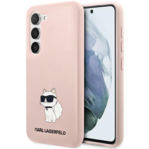Karl Lagerfeld KLHCS23MSNCHBCP S23+ S916 pink silicone hardcase for Choupette