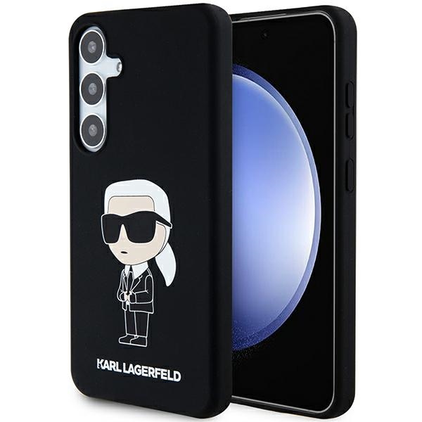 Karl Lagerfeld KLHCS24MSNIKBCK S24+ S926 hard case black/black Silicone Ikonik