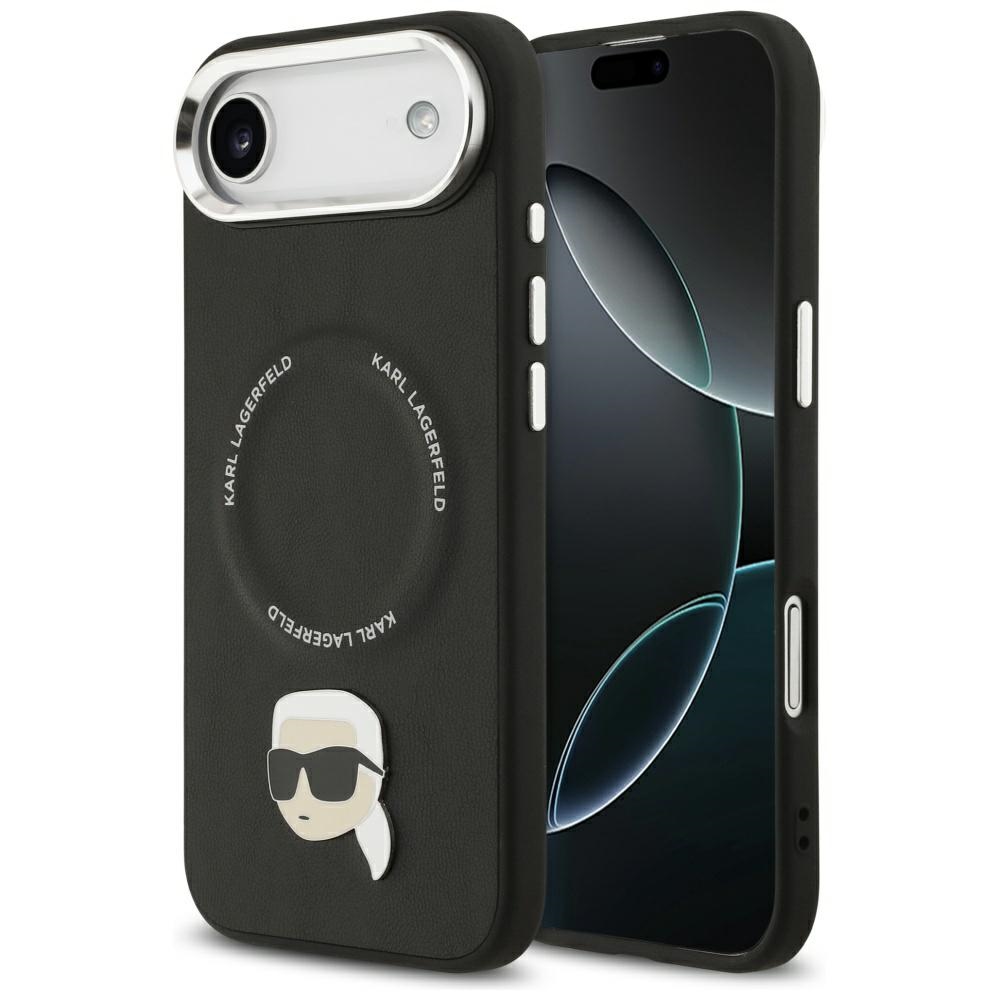 Karl Lagerfeld Karl Pin MagSafe Case for iPhone Air black