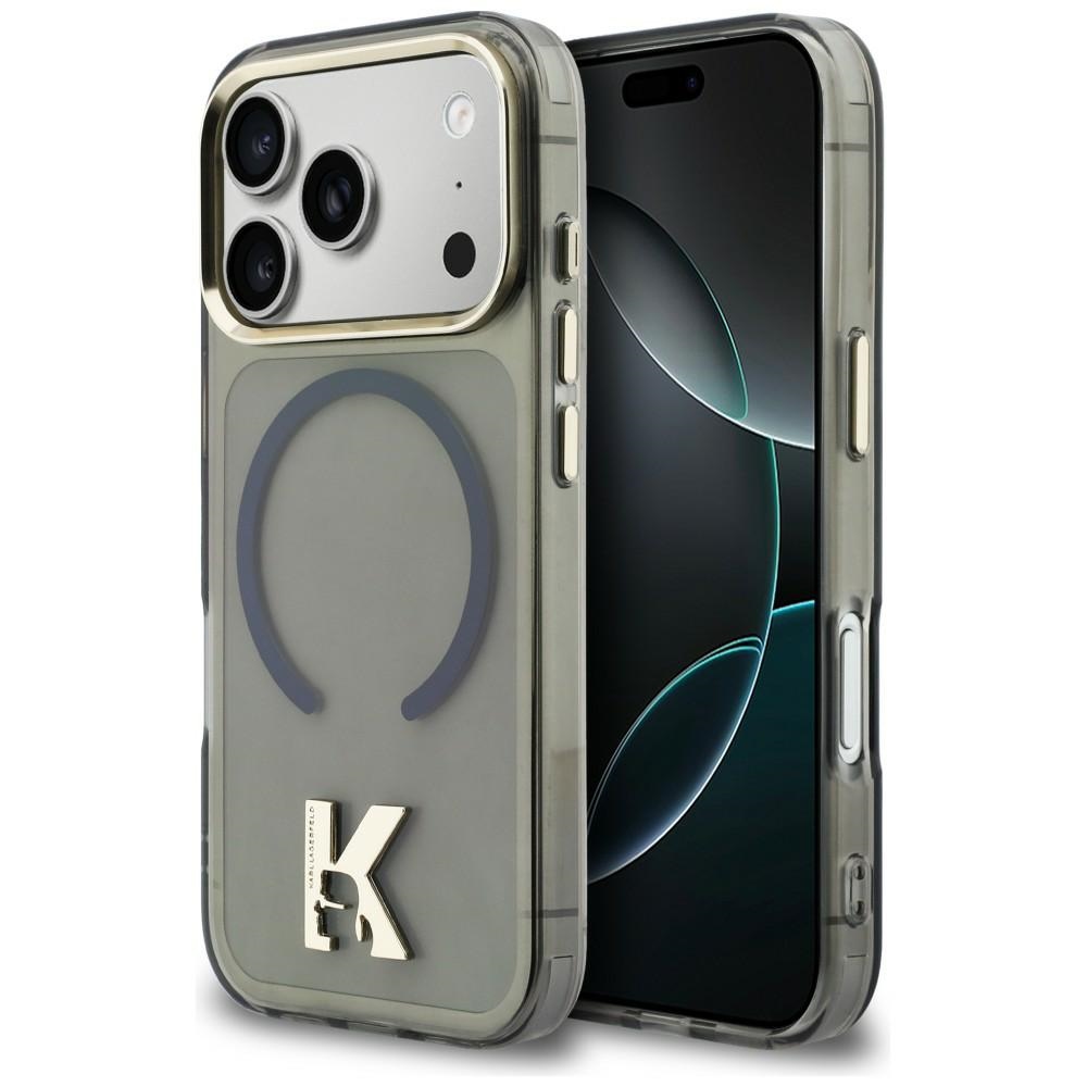 Karl Lagerfeld IML K Head Logo MagSafe Case for iPhone 17 Pro / 18 Pro black