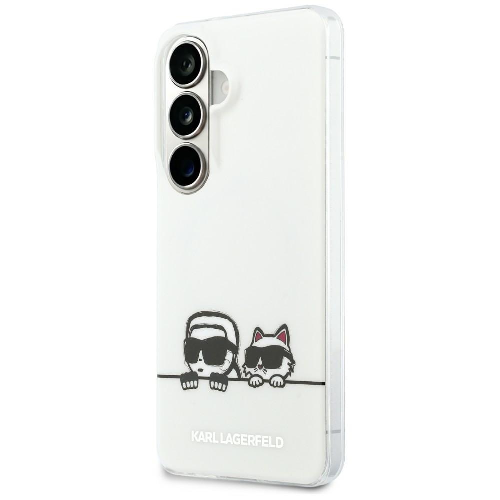 Karl Lagerfeld IML Peekaboo Case Karl AND Choupette MagSafe for Samsung Galaxy S26+ clear