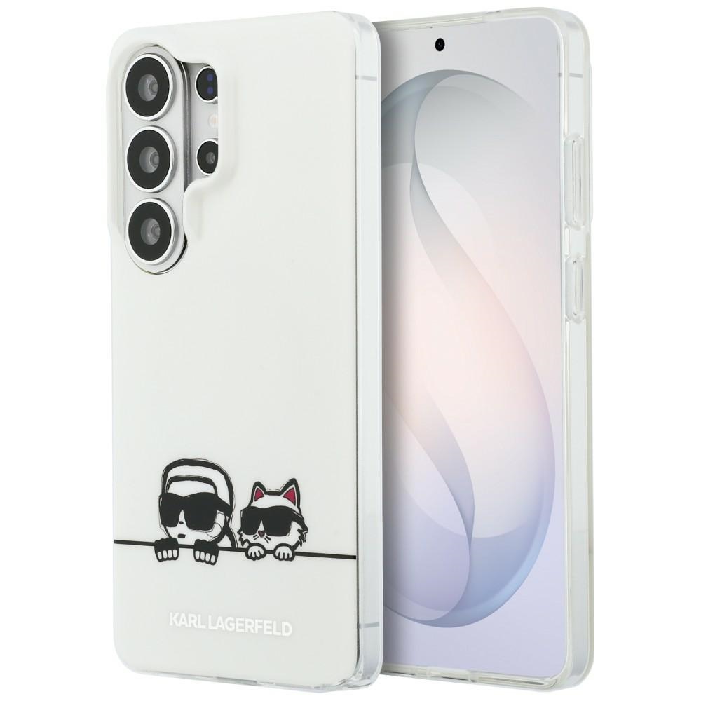 Karl Lagerfeld IML Peekaboo Case Karl AND Choupette MagSafe for Samsung Galaxy S26 Ultra, clear