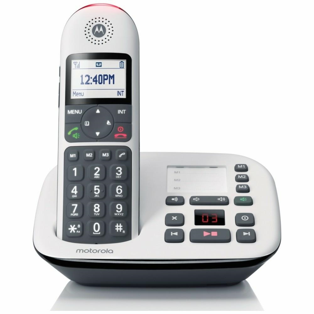 Motorola Cordless landline telephone CD5011 white