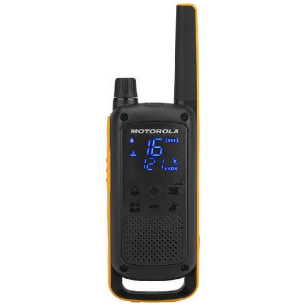 Motorola Motorola T82 Extreme Walkie Talkie Set 2pcs black-yellow