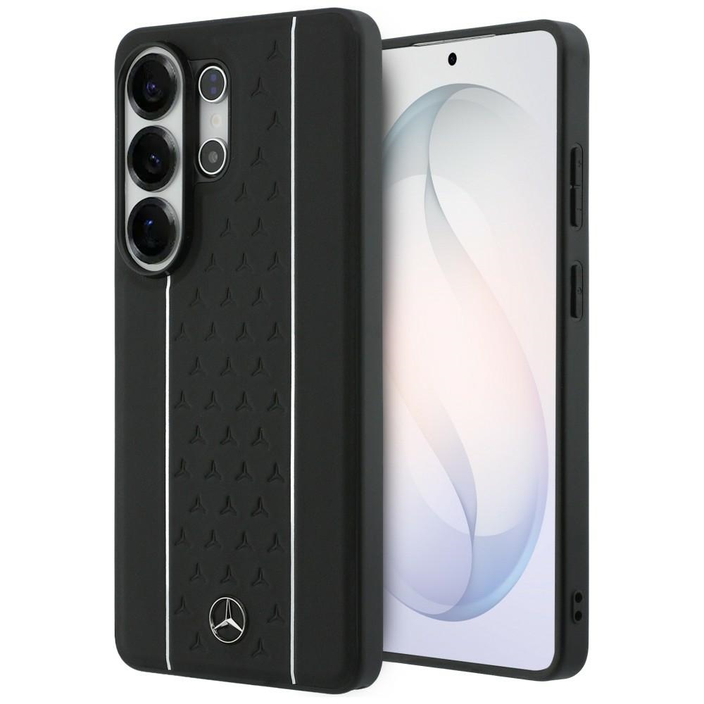 Mercedes Laurel Leaves Vertical Stripes MagSafe Case for Samsung Galaxy S26 Ultra, Black and White