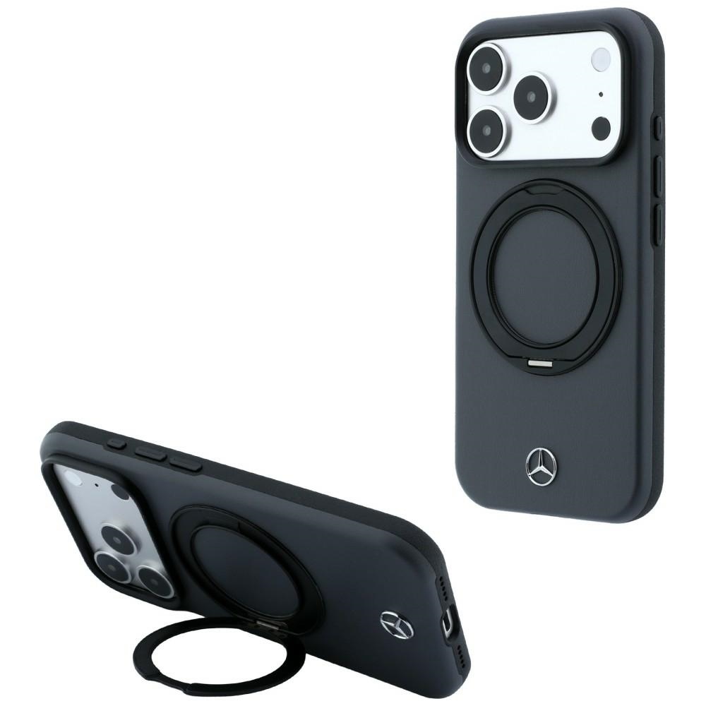 Mercedes Leather Case with Ring Stand
