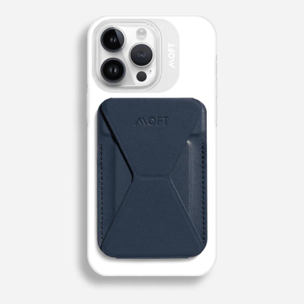 MOFT Self-adhesive wallet and phone stand X Mini blue