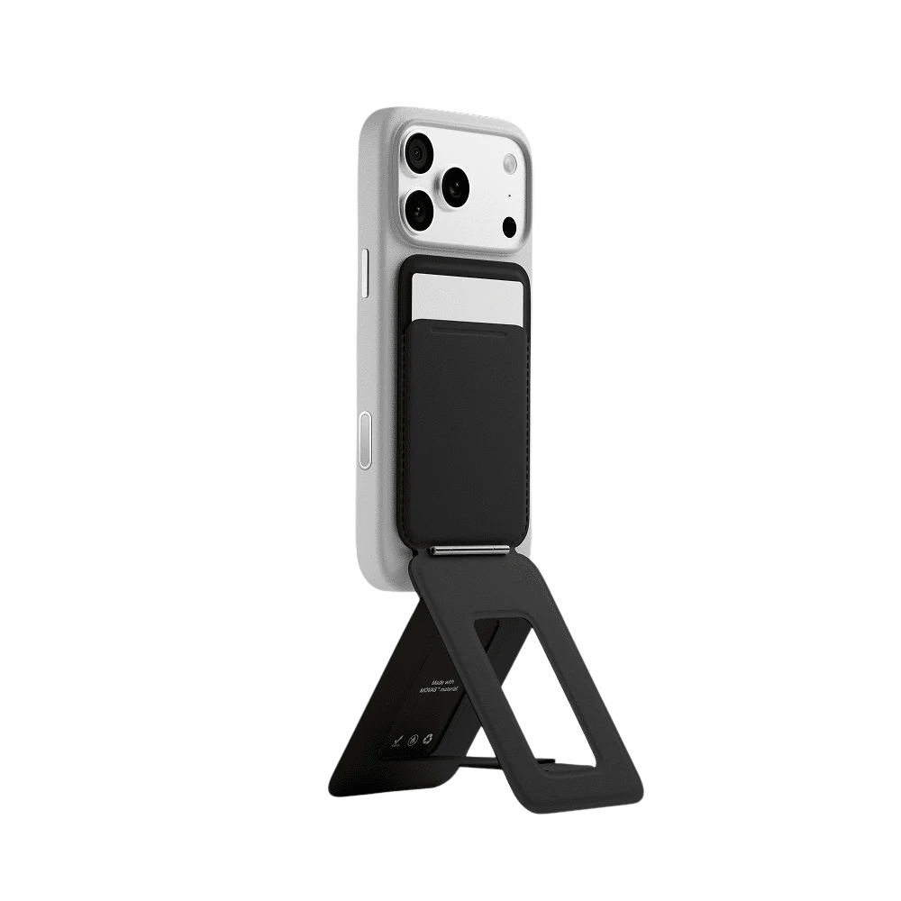 MOFT Magnetic wallet and phone stand Movas Snap Tripod MagSafe black