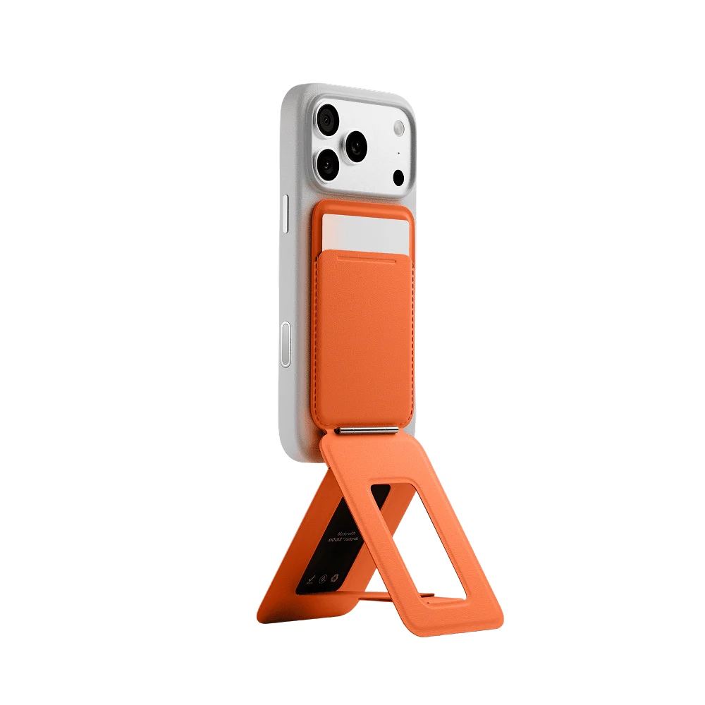 MOFT Magnetic wallet and phone stand Movas Snap Tripod MagSafe sunrise