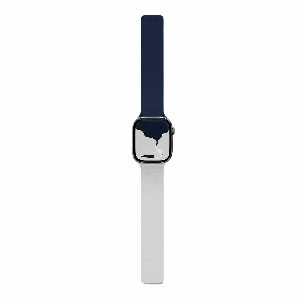 MOFT Pasek Snap Duo do Apple Watch 1-5/6/7/8/9/10/11/SE/SE 2/SE 3/Ultra/Ultra 2/Ultra 3 (42/44/45/46/49 mm) dark grey/misty cove English: Snap Duo Band for Apple Watch 1-5/6/7/8/9/10/11/SE/SE