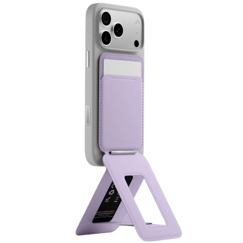 MOFT Magnetic wallet and phone stand Movas Tripod MagSafe purple