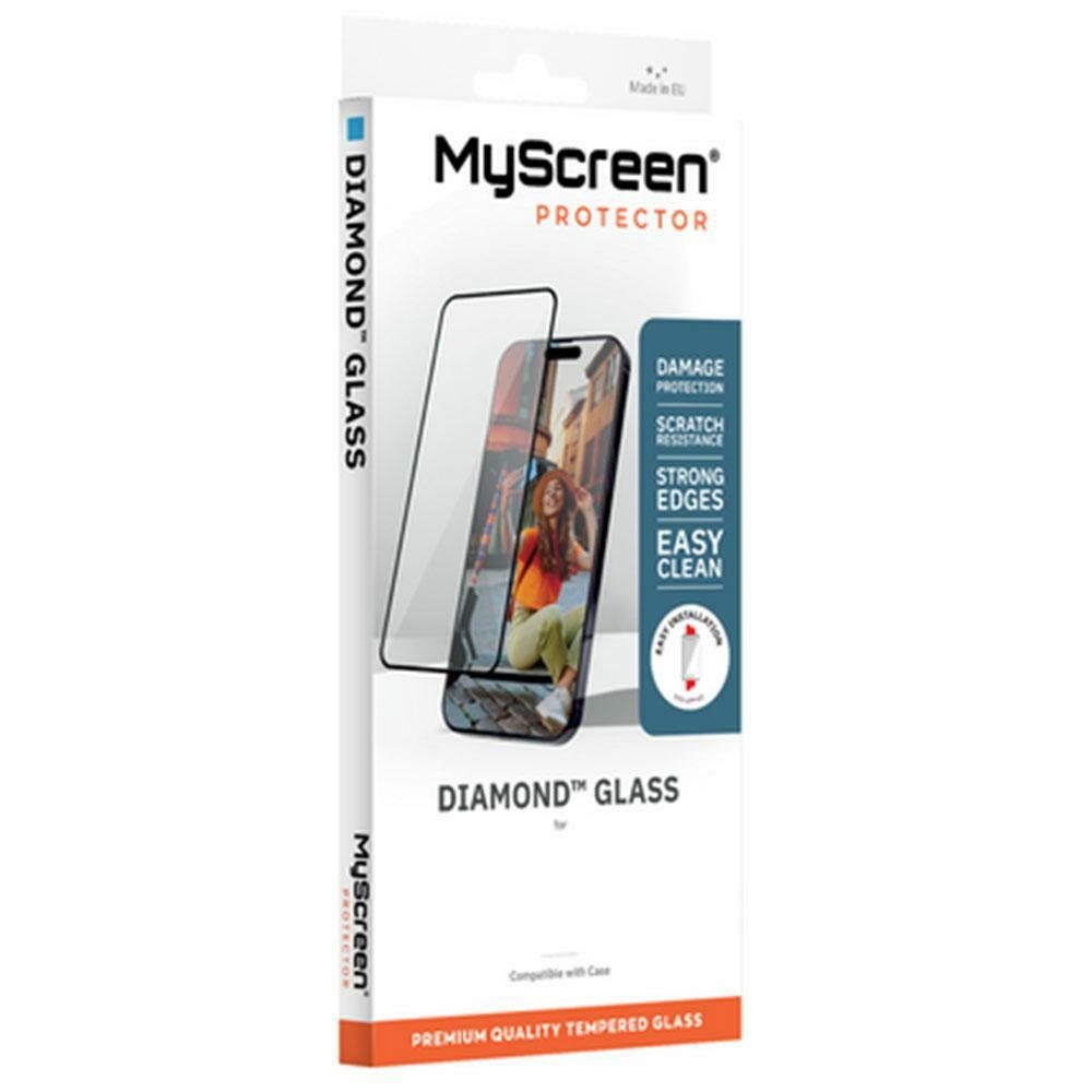 MyScreen Diamond Glass New Tempered Glass for Apple iPhone 16