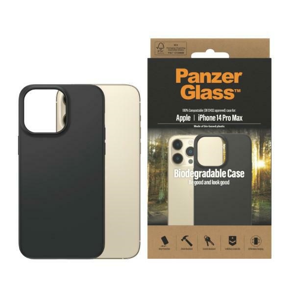 PanzerGlass Biodegradable iPhone 14 Pro Max Case 6.7" Black