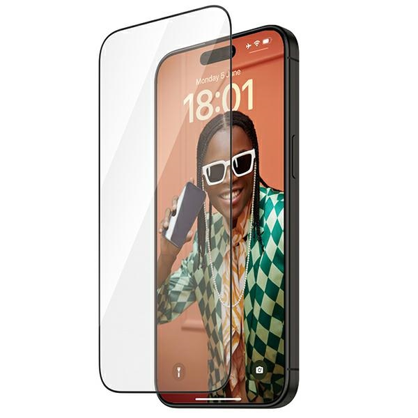 PanzerGlass Re:fresh Glass iPhone 15 Pro Max 6.7" Ultra-Wide-Fit Screen Protector with Easy Aligner 2824