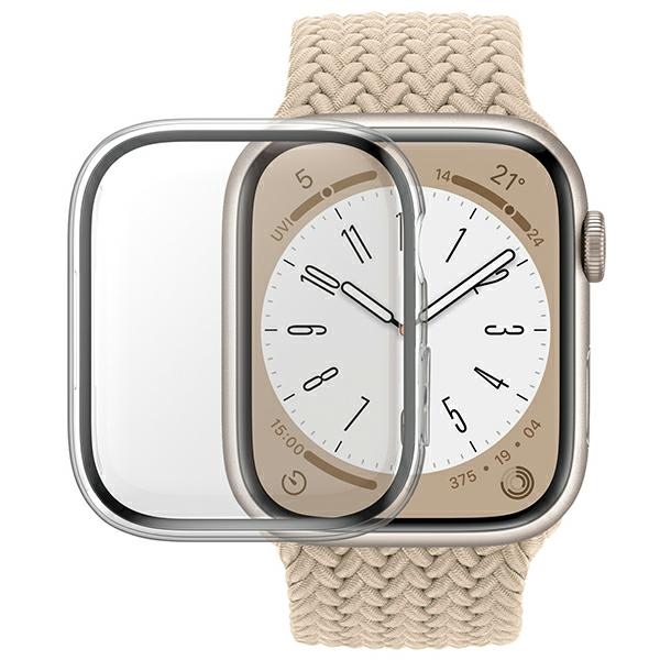 PanzerGlass Full Coverage Apple Watch 7/8/9 45mm D3O Clear Case