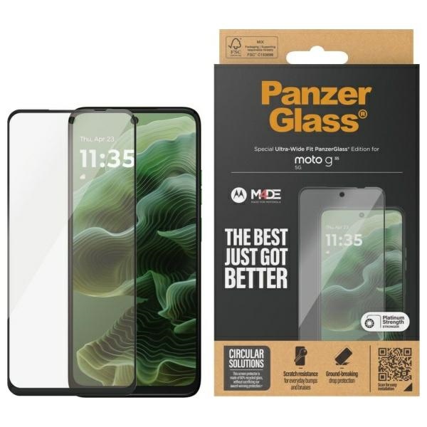 PanzerGlass Motorola moto g35 5G Screen Protector Ultra-Wide Fit 6596