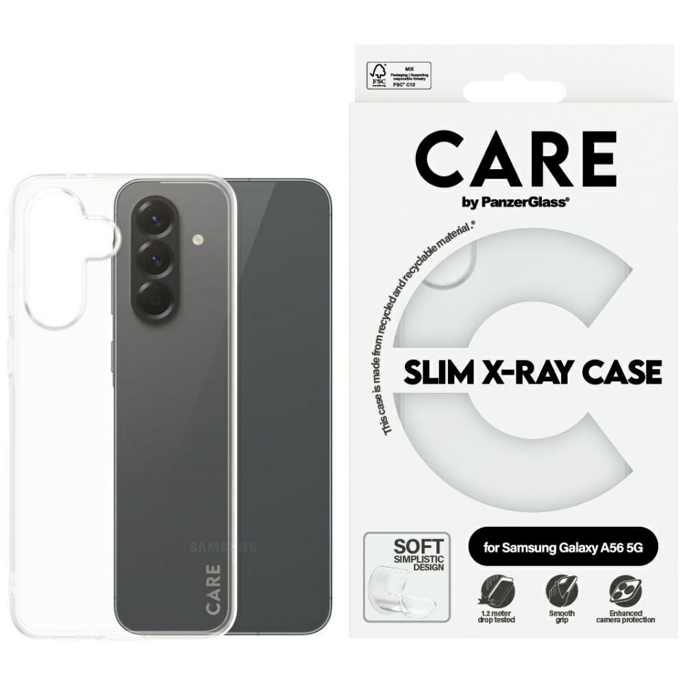PanzerGlass CARE by Fashion X-Ray case for Samsung Galaxy A56 5G, transparent