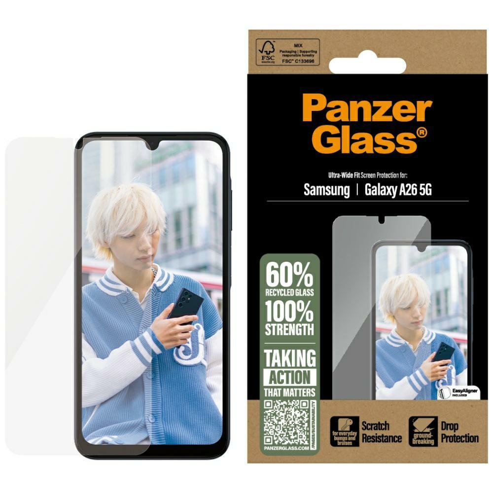 PanzerGlass Ultra-Wide Fit tempered glass for