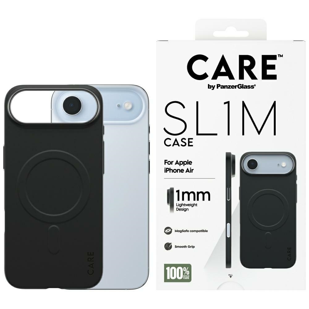 PanzerGlass CARE Case by SL1M MagSafe for iPhone Air, black