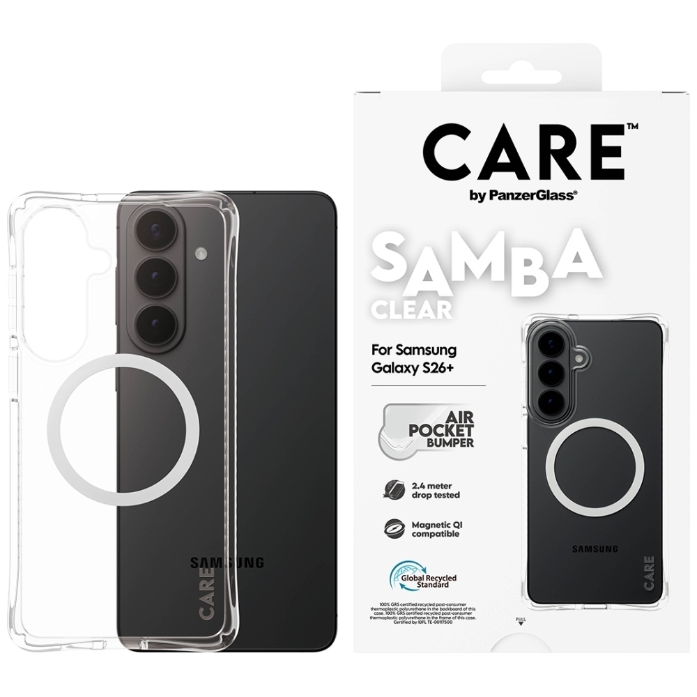PanzerGlass CARE Case by Samba            Transparent