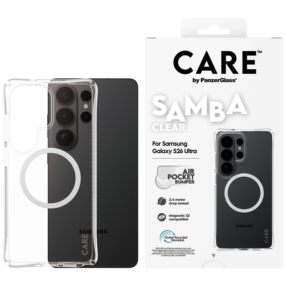 PanzerGlass CARE Case by Samba            Transparent