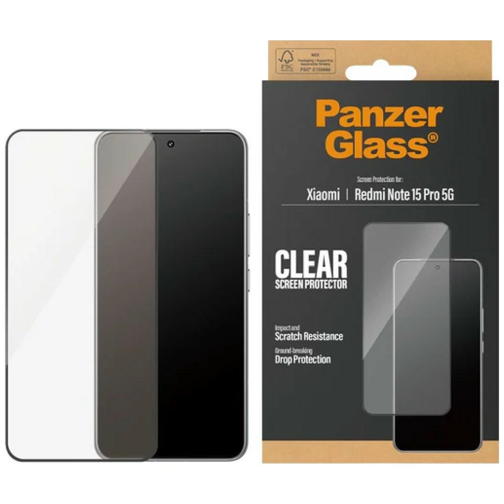 PanzerGlass Tempered Glass Ultra-Wide Fit for Xiaomi Redmi Note 15 Pro 5G