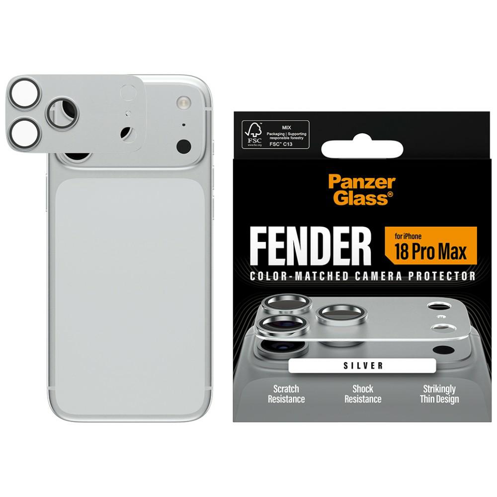 PanzerGlass Tempered glass for Fender Camera Protector lens for iPhone 18 Pro Max, silver
