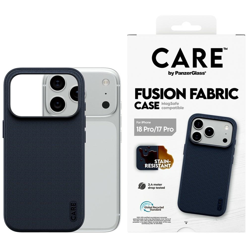 PanzerGlass Fusion Fabric MagSafe Case for iPhone 18 Pro / 17 Pro, blue