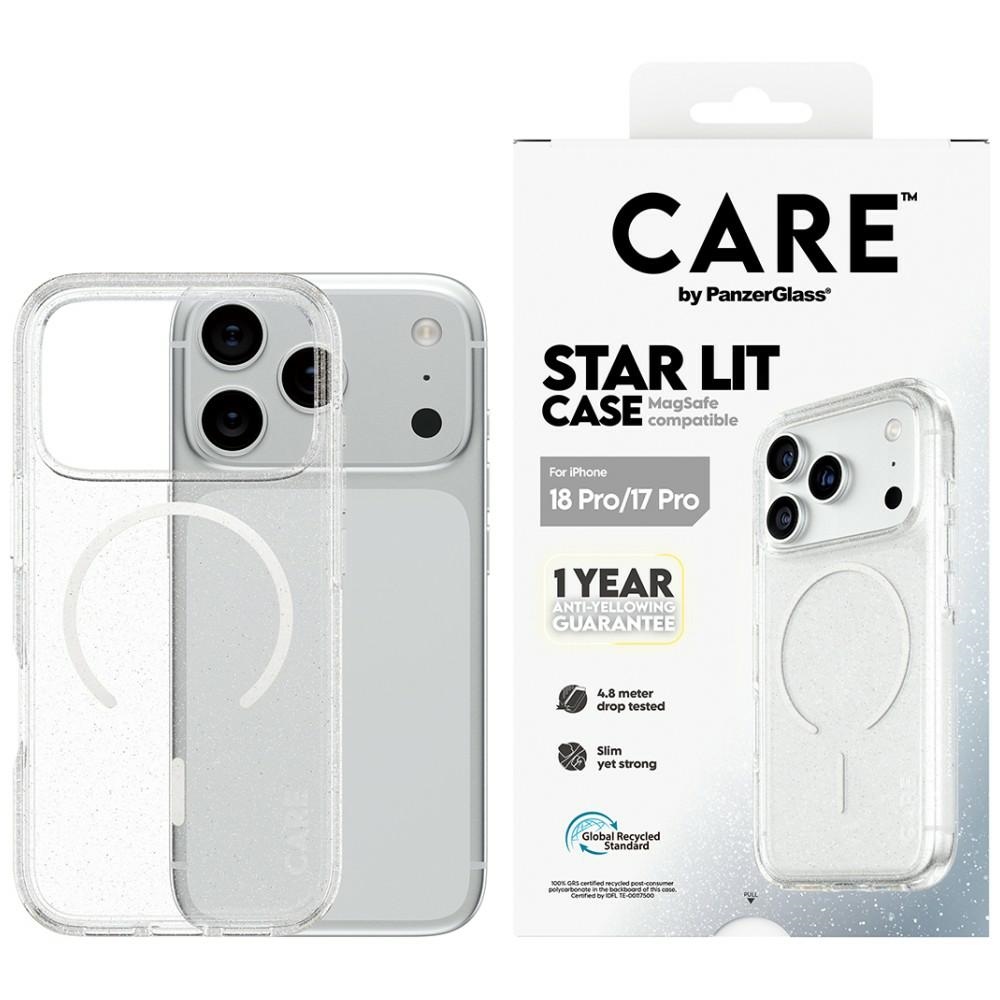 PanzerGlass CARE Case by Star Lit MagSafe for iPhone 18 Pro / 17 Pro transparent