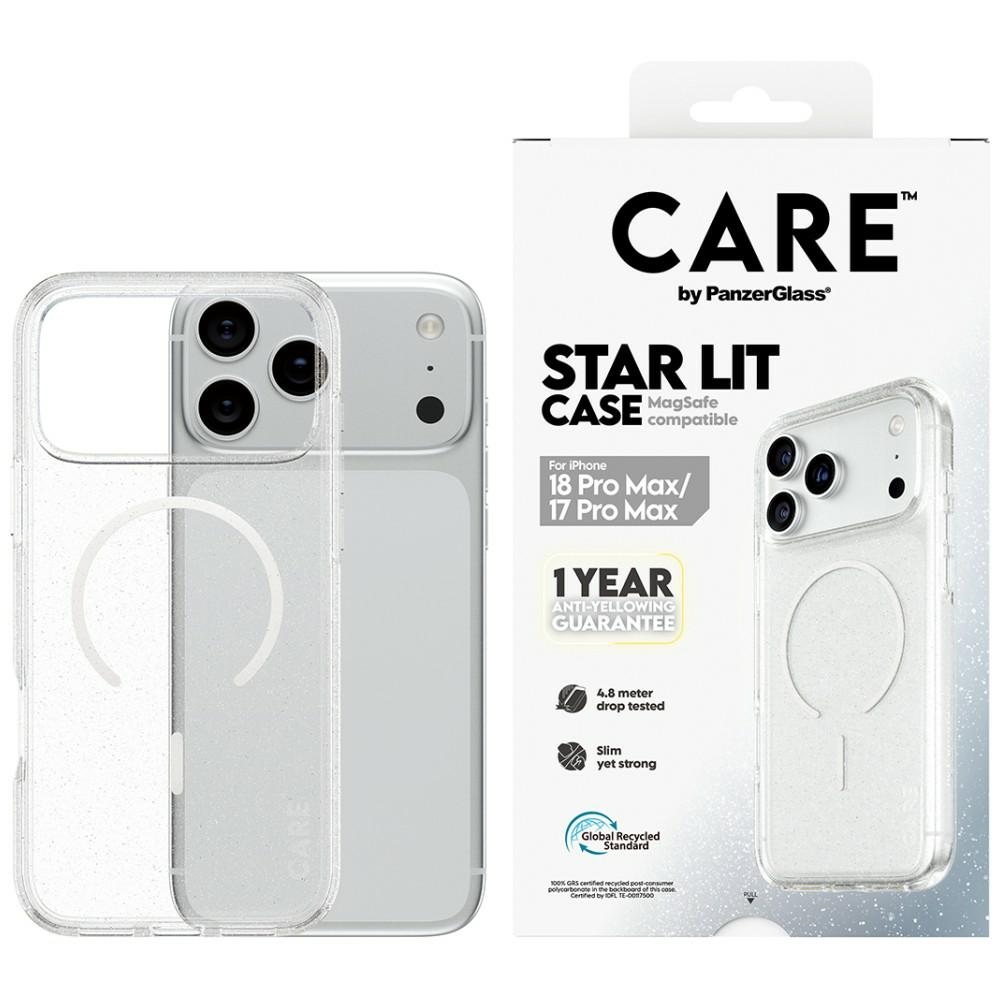 PanzerGlass CARE Case by Star Lit MagSafe for iPhone 18 Pro Max / 17 Pro Max transparent