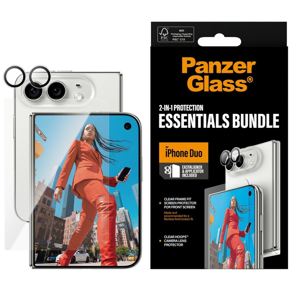 PanzerGlass Essentials 2-in-1 Protection Kit Glass+Lens