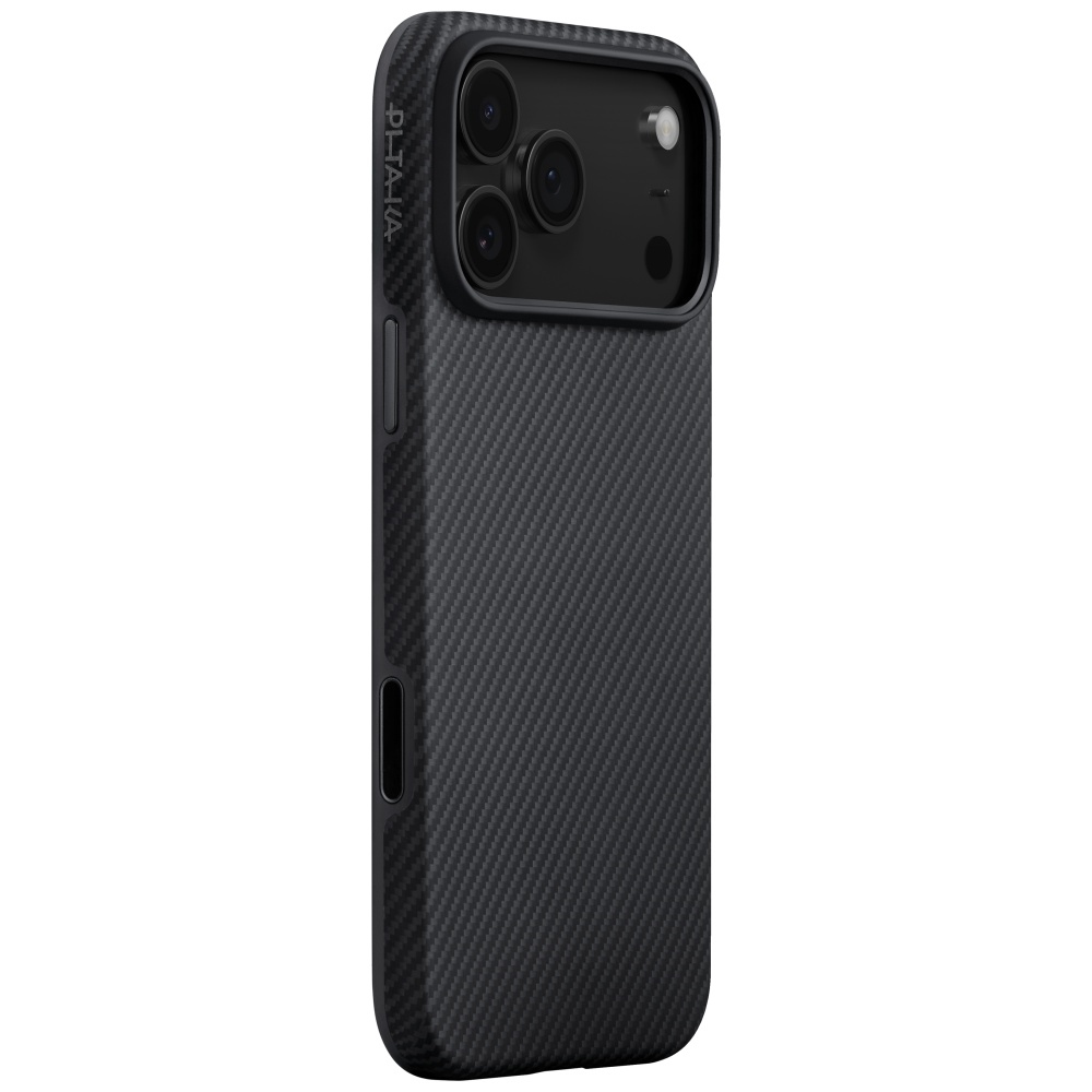 PITAKA Aramid UltraGuard MagSafe Case for iPhone 17 Pro Max, Black and Gray