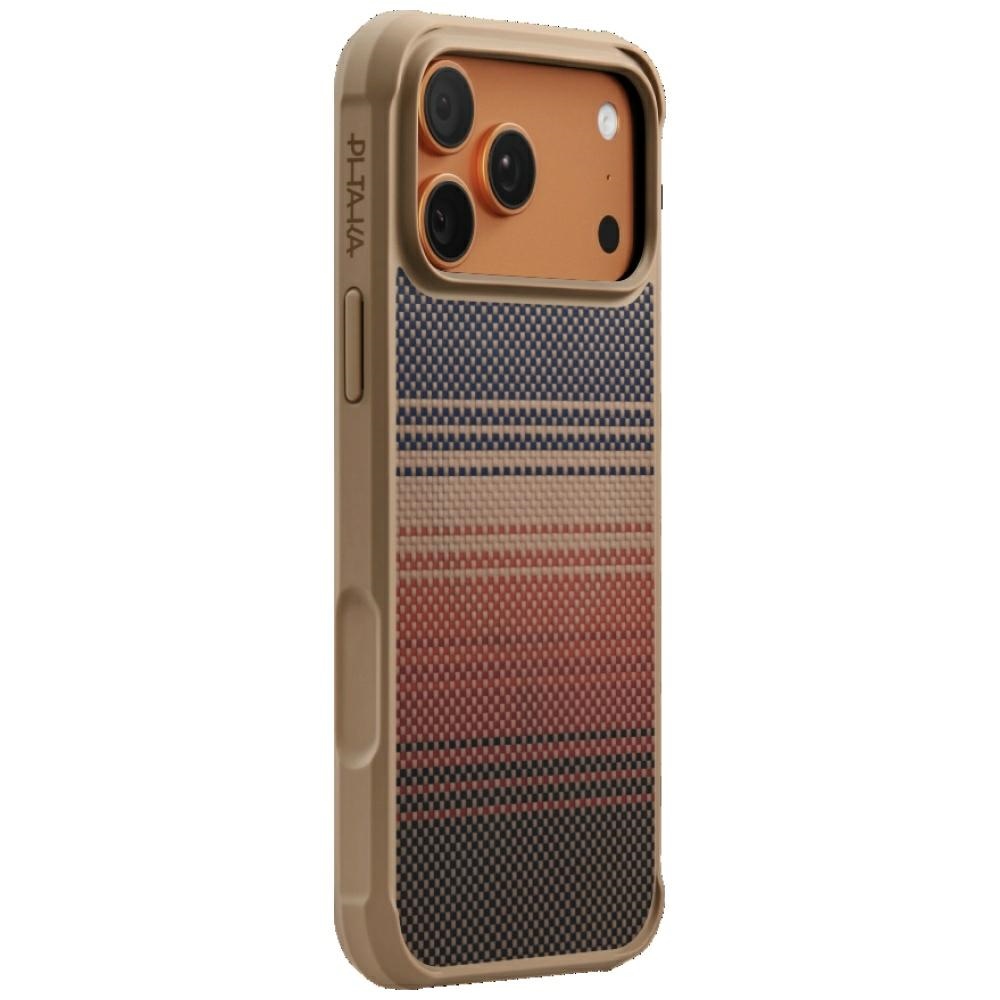 PITAKA Aramid ProGuard MagSafe Case for iPhone 17 Pro Max / 18 Pro Max sunset