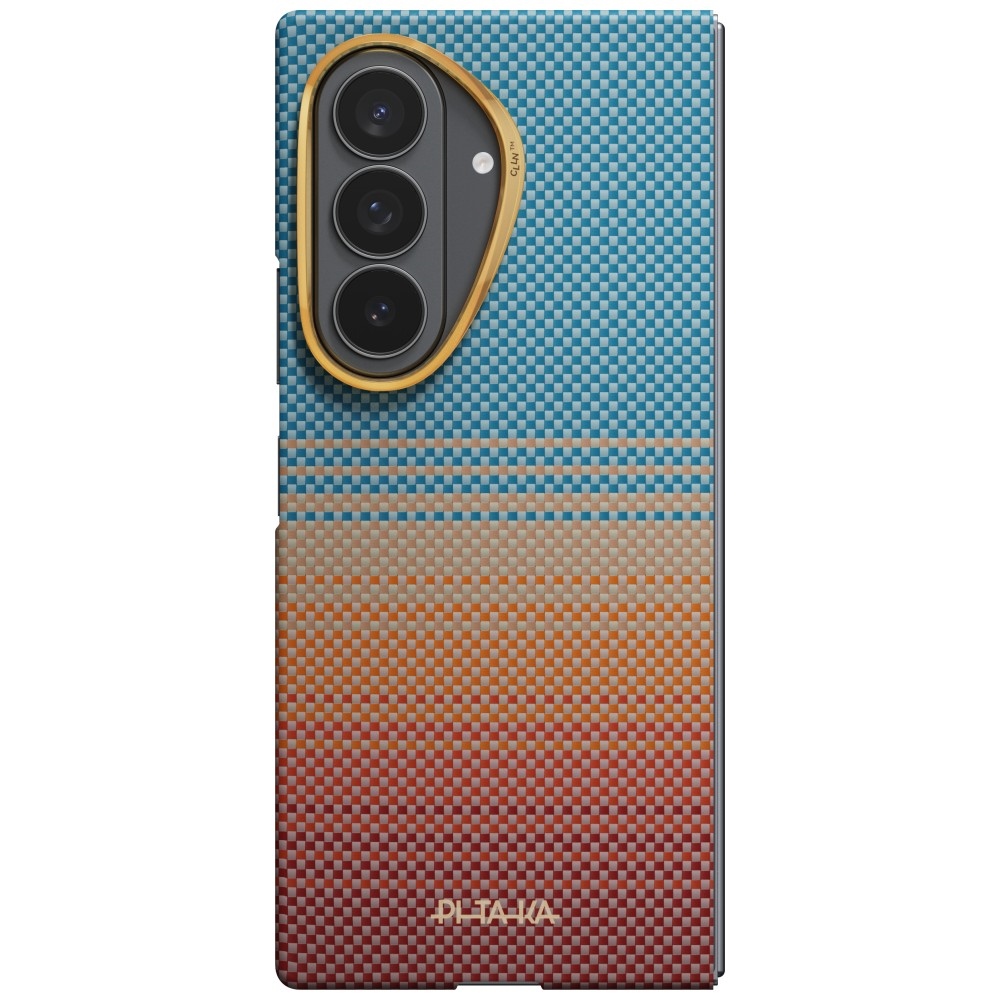 PITAKA California Dream 01 Edge Case Cover for Samsung Galaxy Z Fold8 Ultra sunset