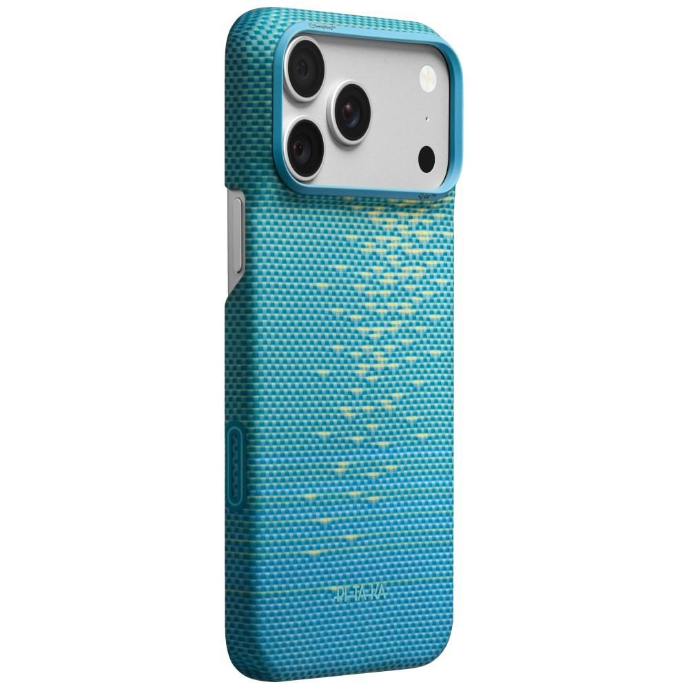 PITAKA Edge Case MagSafe Case for iPhone 18 Pro Max / 17 Pro Max lucid blue