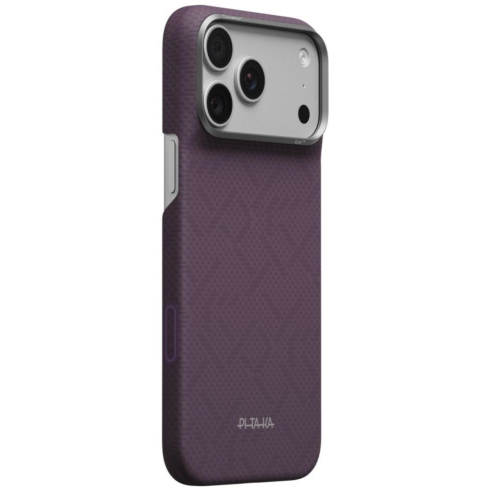 PITAKA Edge Case PTK Weaving-Charoite MagSafe Case for iPhone 18 Pro Max / 17 Pro Max purple