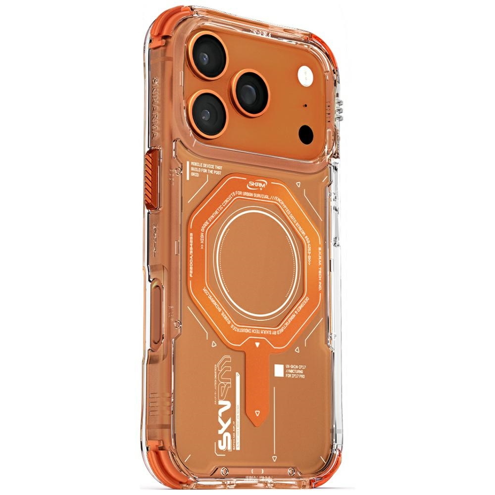 Skinarma Magma Case for iPhone 17 Pro / 18 Pro Magnetic Charging orange
