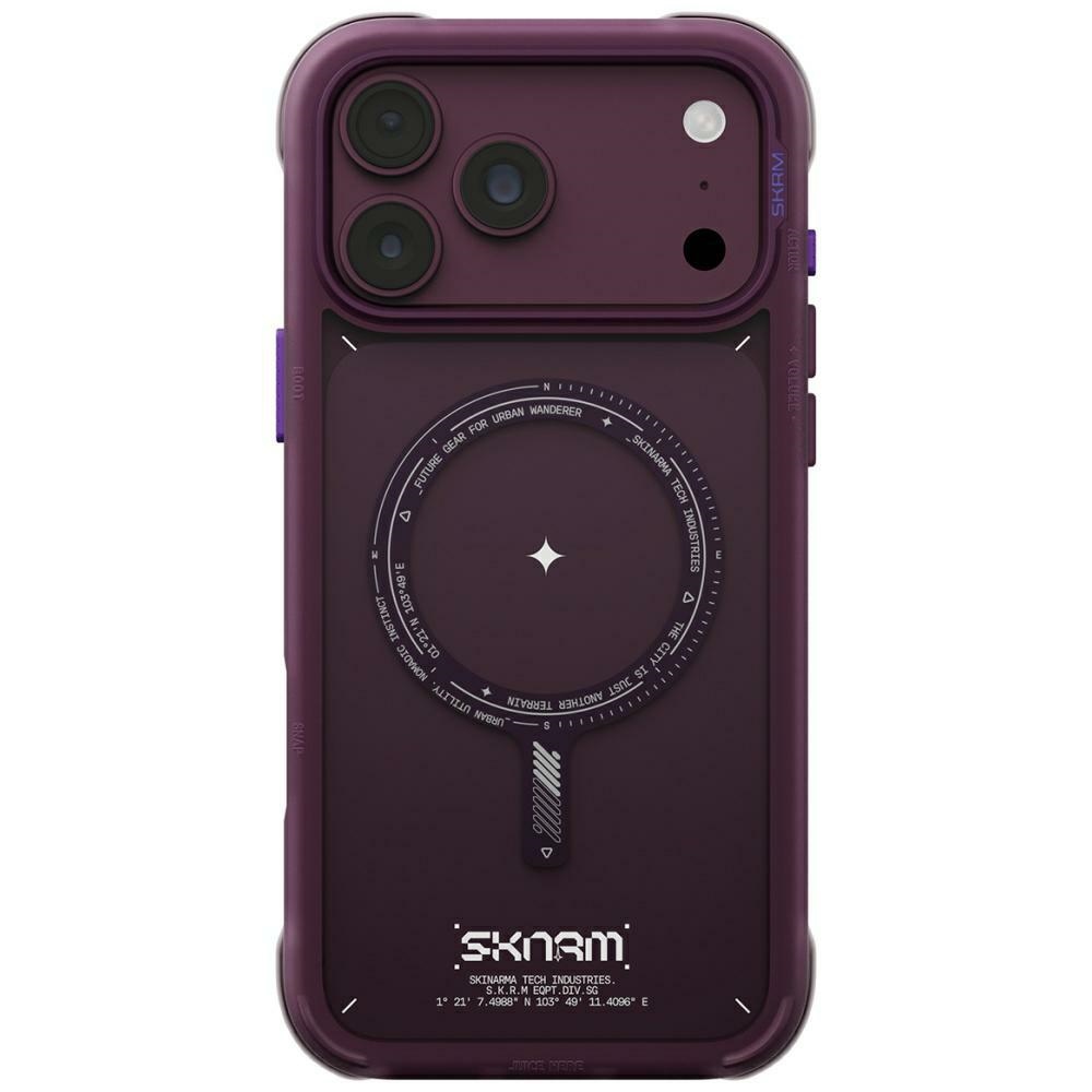 Skinarma MagSafe Airplane Case for iPhone 18 Pro Max / 17 Pro Max burgundy