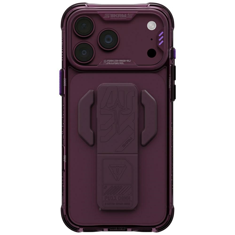 Skinarma Helio CE Grip Stand Case for iPhone 18 Pro Max / 17 Pro Max, burgundy