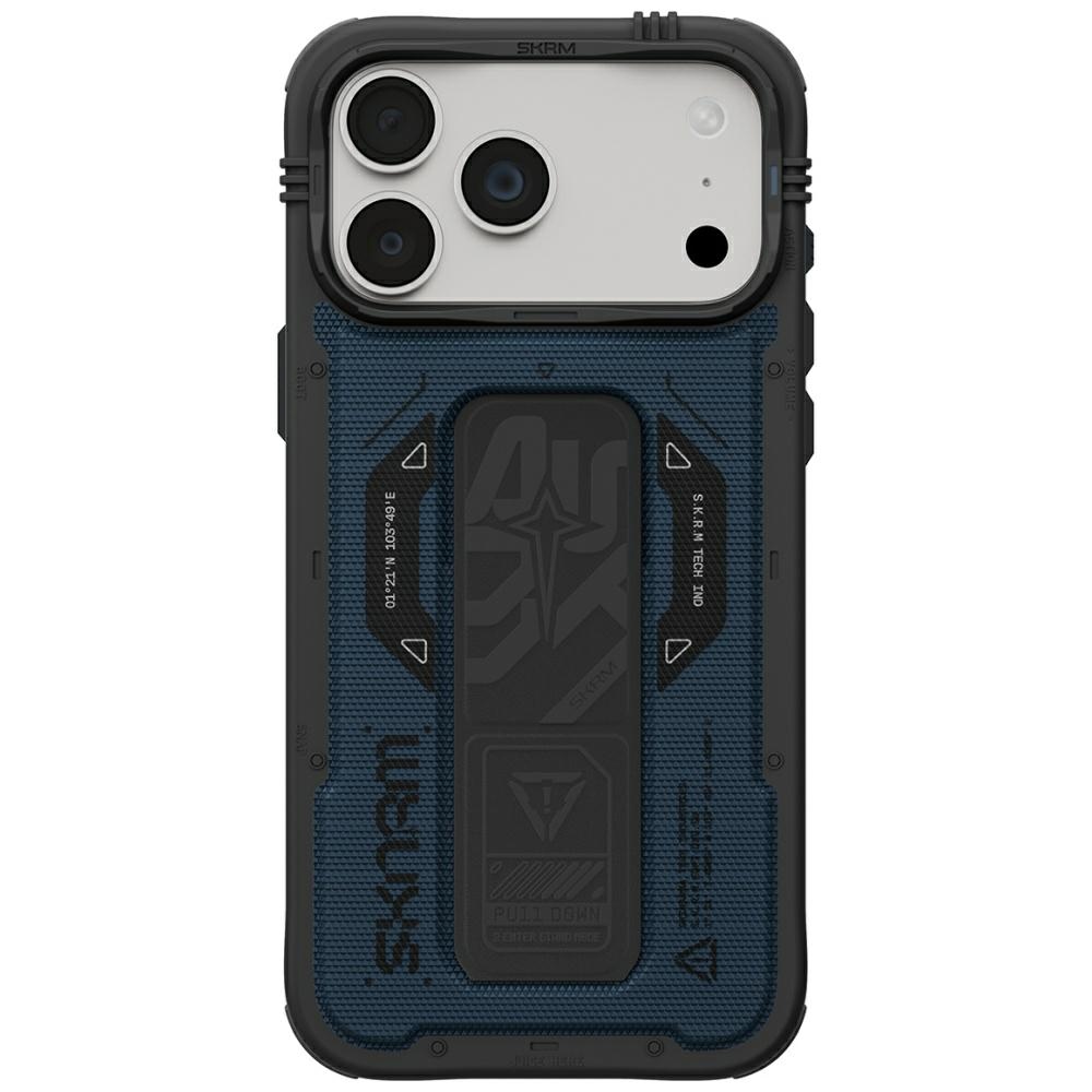 Skinarma IPhone 18 Pro Max / 17 Pro Max Phantom MagSafe + Grip Stand Case blue