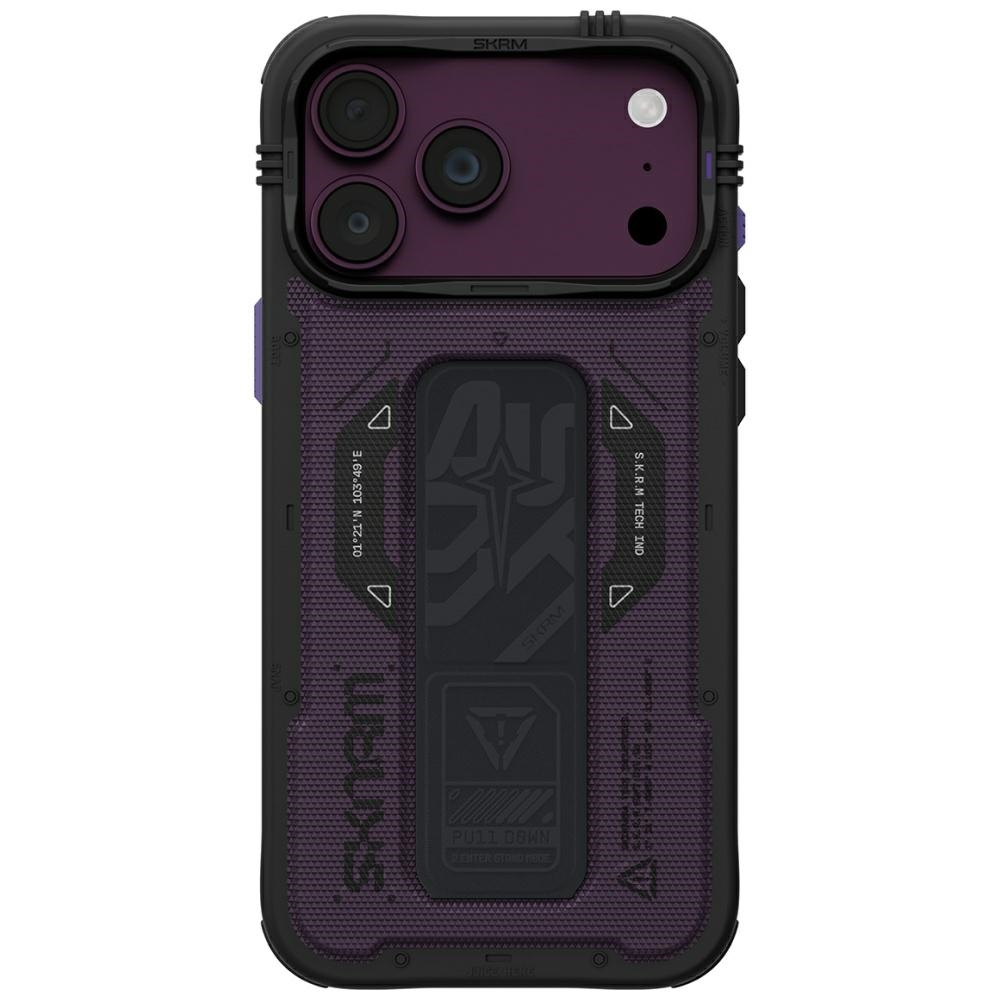 Skinarma Phantom MagSafe Case + Grip Stand for iPhone 18 Pro Max / 17 Pro Max burgundy