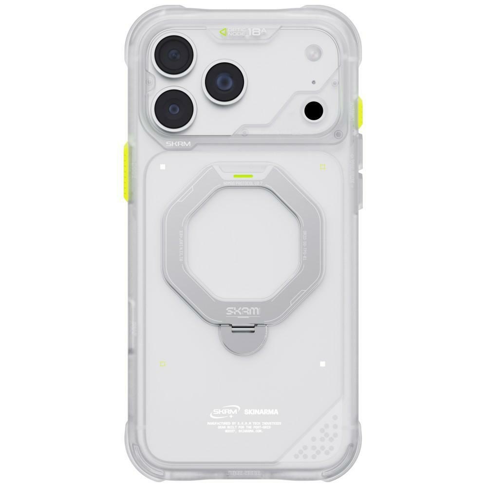 Skinarma Saturn MagSafe + Rotating Kick Stand Case for iPhone 18 Pro Max / 17 Pro Max frost