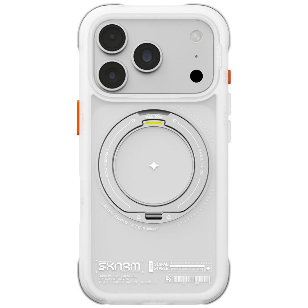 Skinarma Atlas MagSafe + Rotating Kick Stand Case for iPhone 18 Pro / 17 Pro white