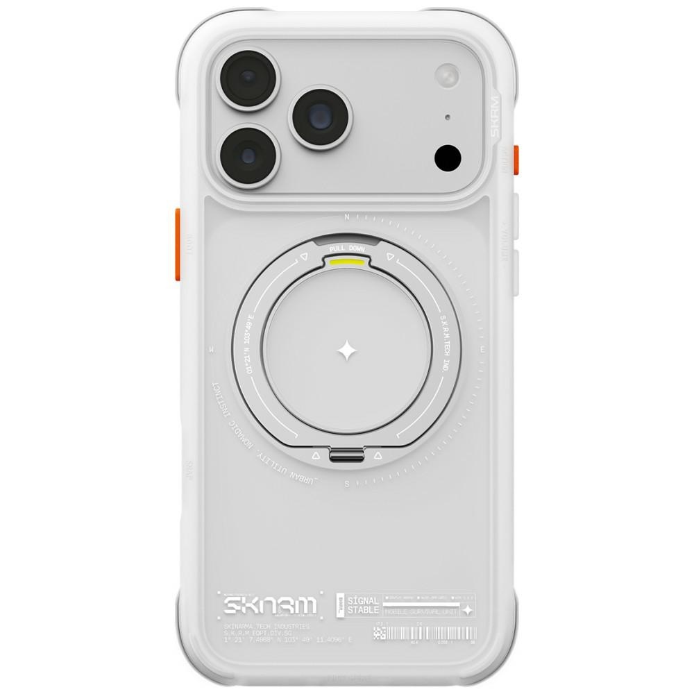 Skinarma Atlas MagSafe + Rotating Kick Stand Case for iPhone 18 Pro Max / 17 Pro Max white