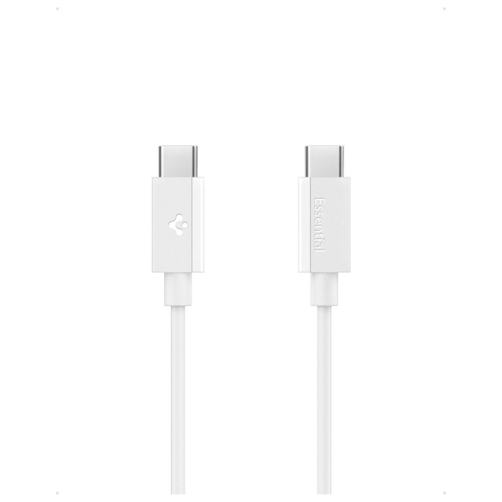 Spigen USB-C to USB-C Cable, Essential, 60W, 3A, 1m, White, ACA08717